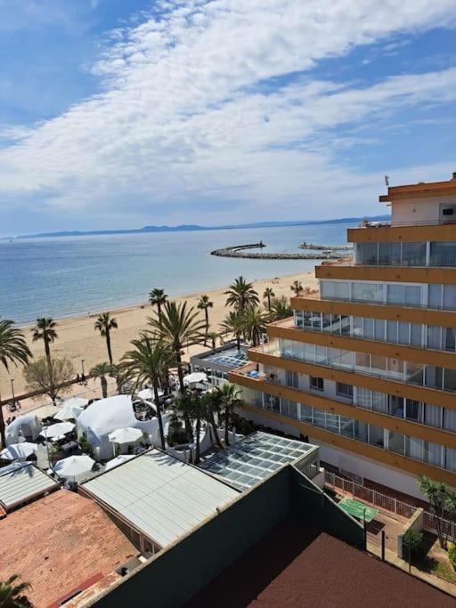 Holiday Center Apartamento Vistas Mar, Acceso Directo Playa Y Piscina Roses Bagian luar foto