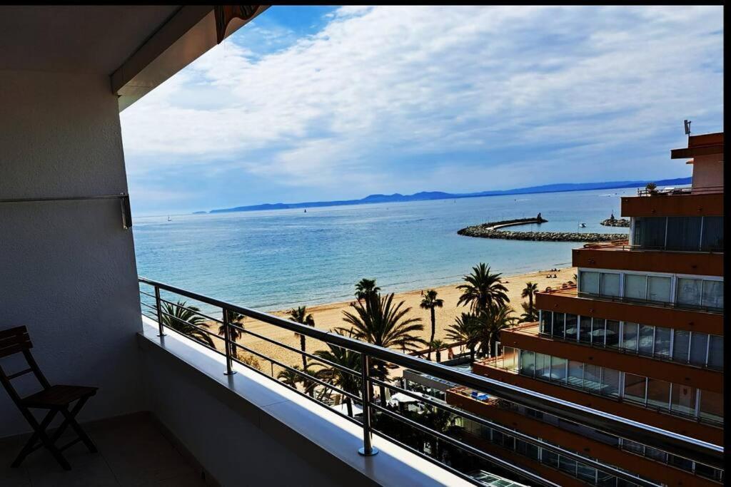 Holiday Center Apartamento Vistas Mar, Acceso Directo Playa Y Piscina Roses Bagian luar foto