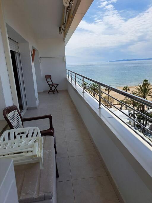 Holiday Center Apartamento Vistas Mar, Acceso Directo Playa Y Piscina Roses Bagian luar foto